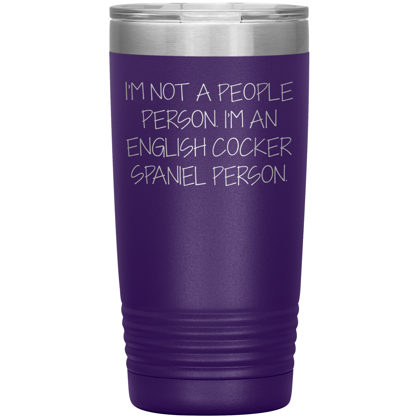 English Cocker Spaniel Dog Tumbler, Funny Quote, Gifts from Friends, for English Cocker Spaniel Dog Lovers, Christmas Unique Gifts - Mallard Moon Gift Shop