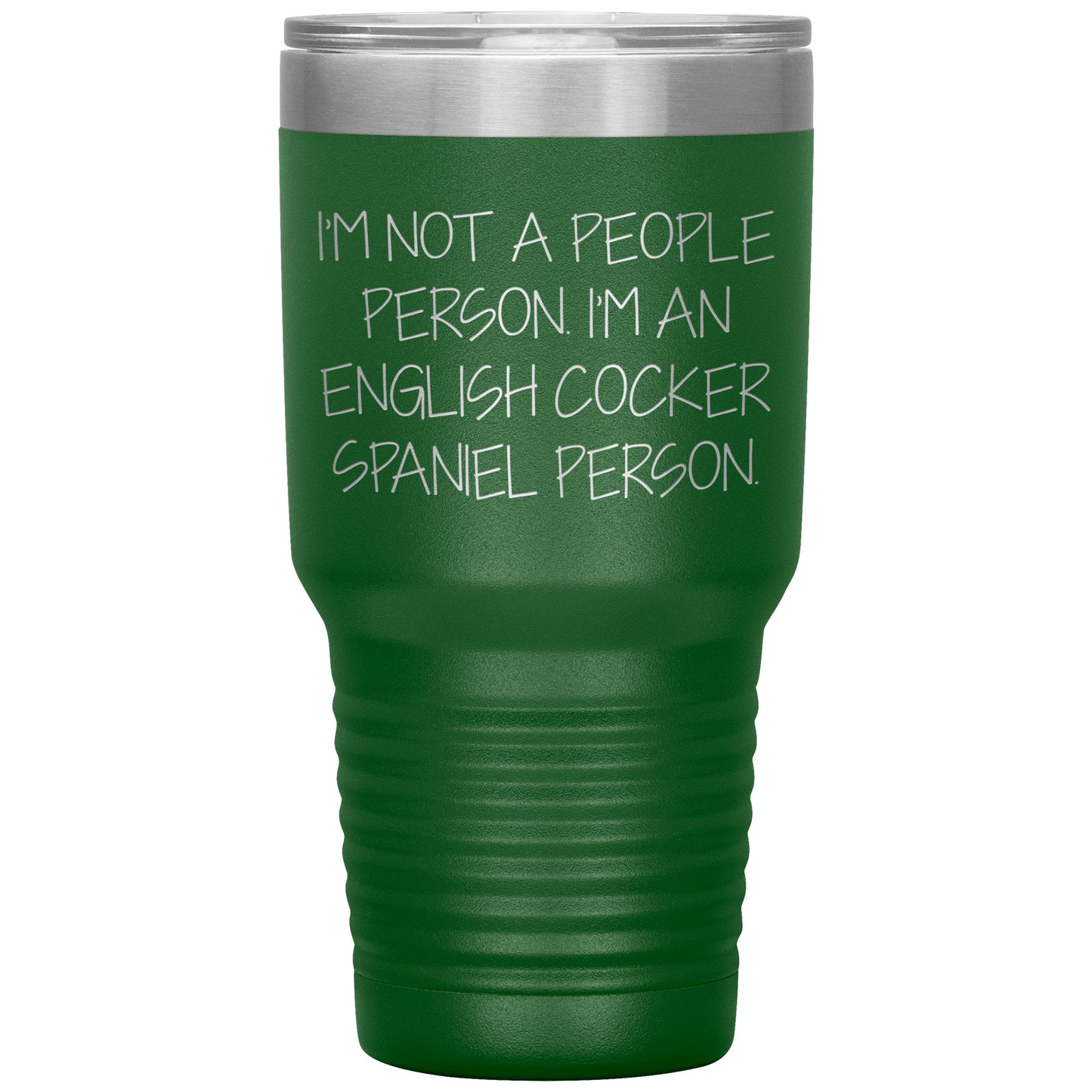 English Cocker Spaniel Dog Tumbler, Funny Quote, Gifts from Friends, for English Cocker Spaniel Dog Lovers, Christmas Unique Gifts - Mallard Moon Gift Shop