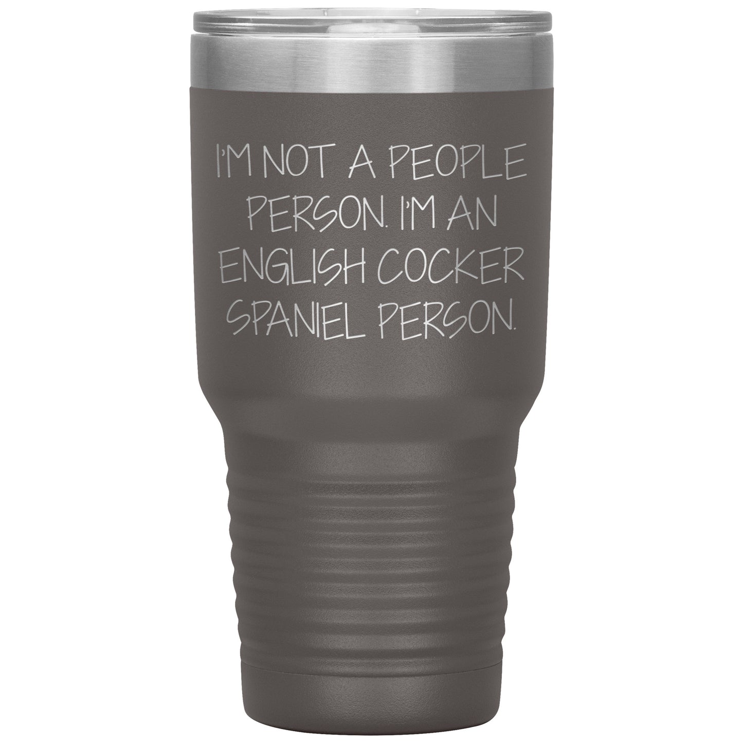 English Cocker Spaniel Dog Tumbler, Funny Quote, Gifts from Friends, for English Cocker Spaniel Dog Lovers, Christmas Unique Gifts - Mallard Moon Gift Shop