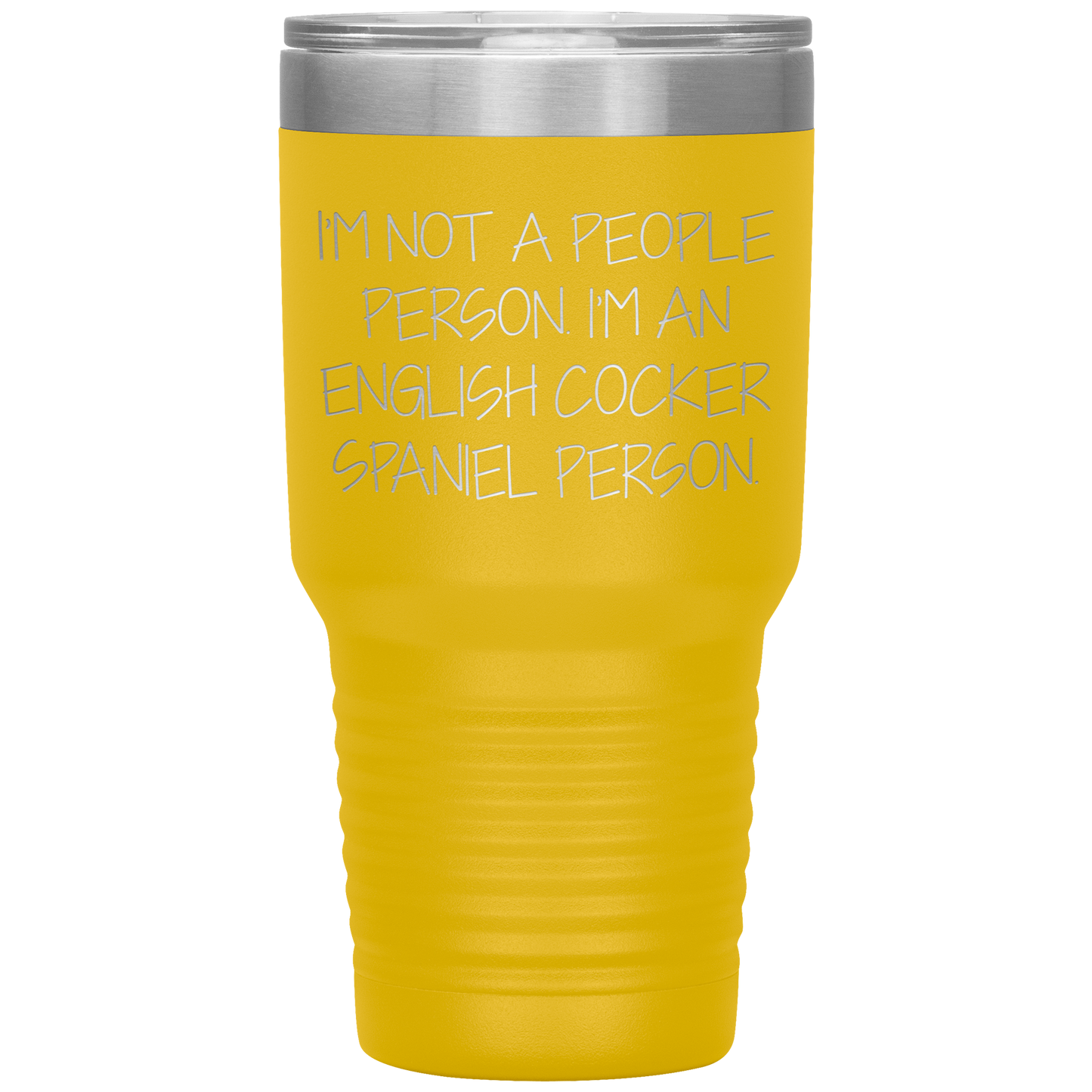 English Cocker Spaniel Dog Tumbler, Funny Quote, Gifts from Friends, for English Cocker Spaniel Dog Lovers, Christmas Unique Gifts - Mallard Moon Gift Shop