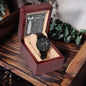 Gift for Father-In-Law - Behind Every Great Daughter is an Even Greater Dad Black Chronograph Watch - Mallard Moon Gift Shop