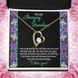 To My Amazing Grandma I am Grateful Forever Love Heart Pendant Necklace - Mallard Moon Gift Shop