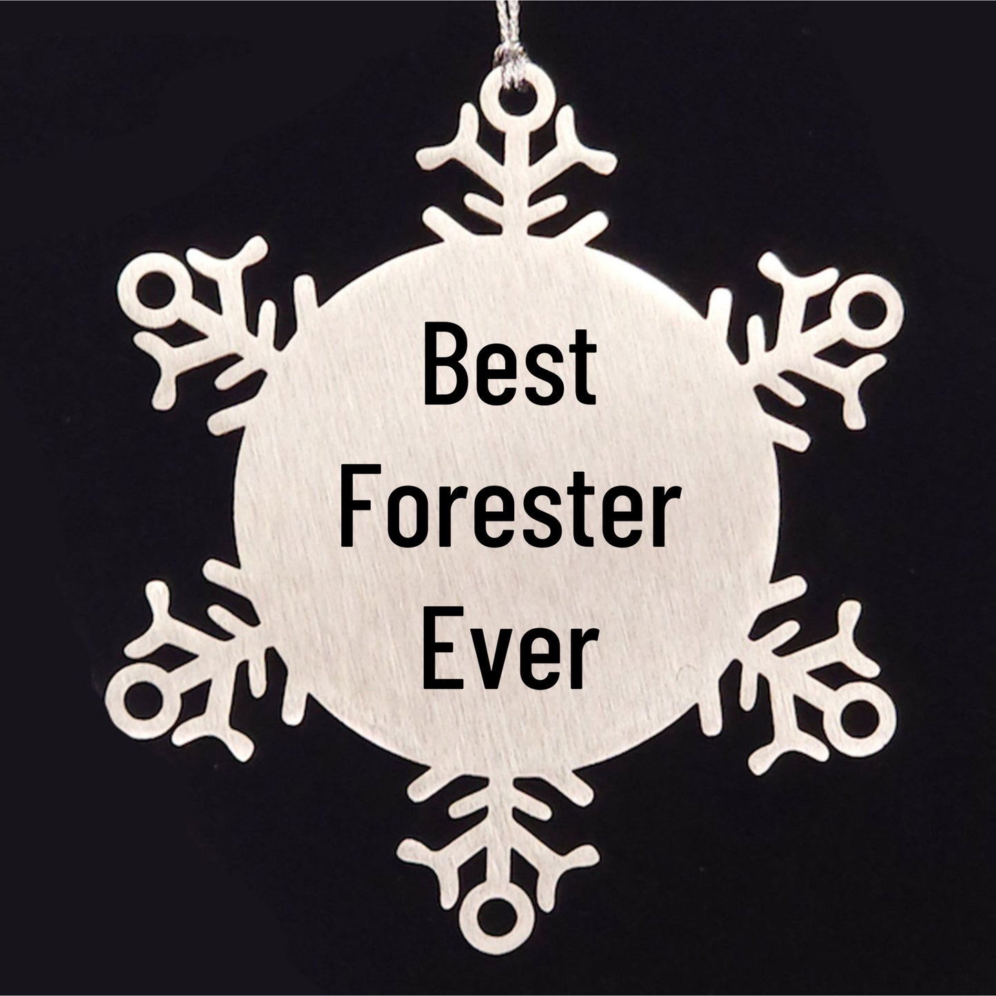 Funny Forester Gifts Ever - Snowflake Ornament for Christmas, Gifts from Friends, Gifts for Forester