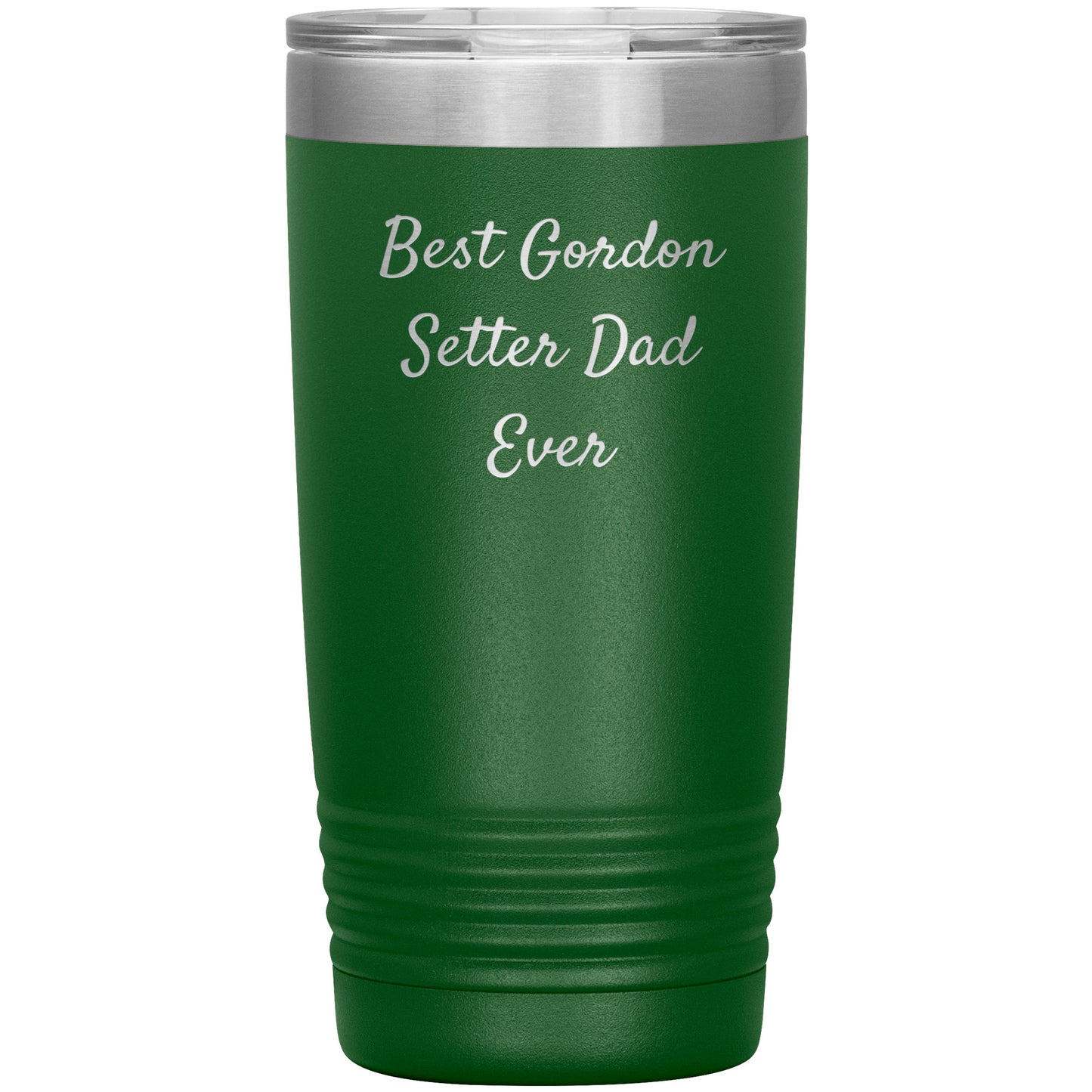 Gordon Setter Dad Ever Tumbler, Funny Gift for Men, Christmas Unique Gifts from Gordon Setter Dog Lovers, 20oz or 30oz Vacuum-Insulated Tumbler - Mallard Moon Gift Shop