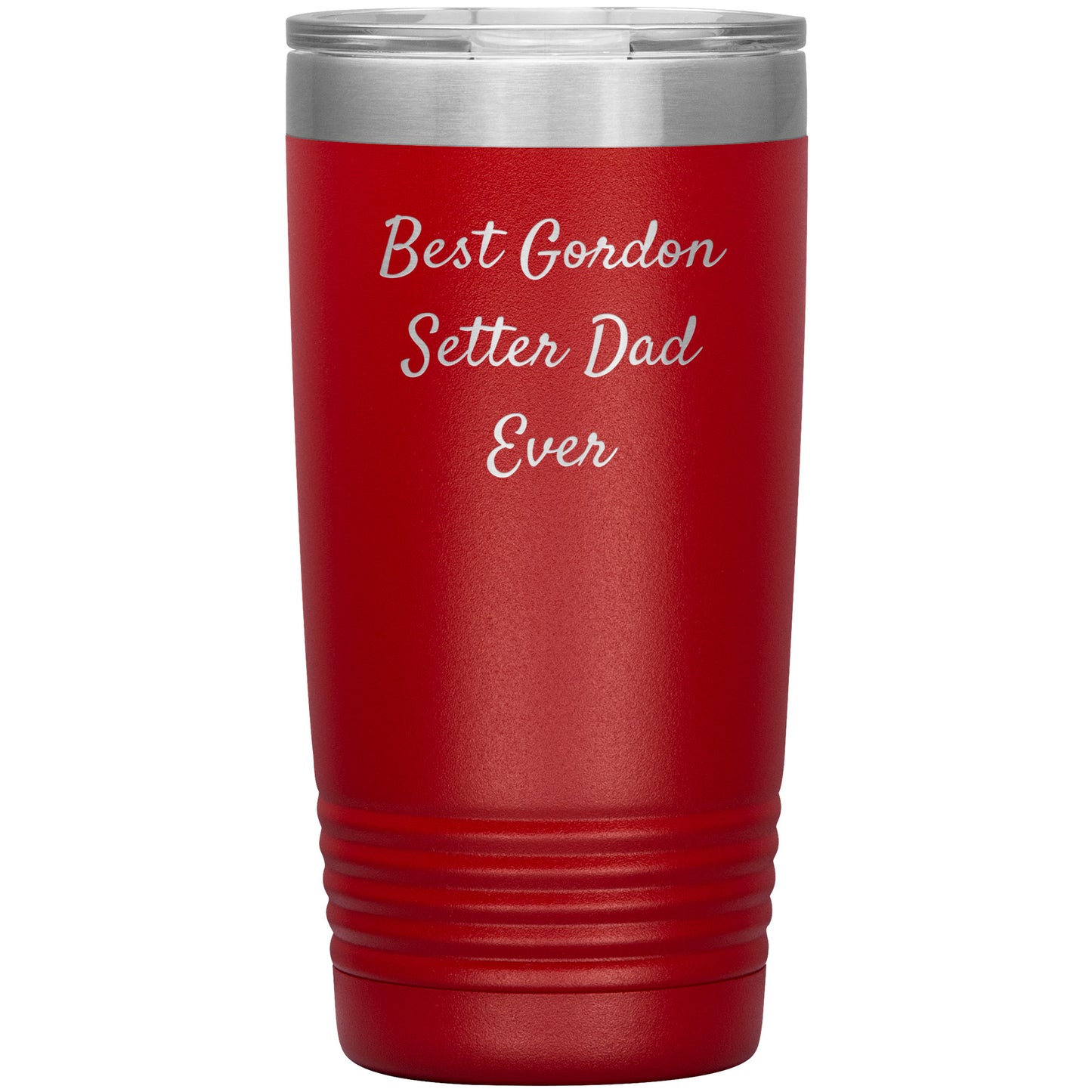 Gordon Setter Dad Ever Tumbler, Funny Gift for Men, Christmas Unique Gifts from Gordon Setter Dog Lovers, 20oz or 30oz Vacuum-Insulated Tumbler - Mallard Moon Gift Shop