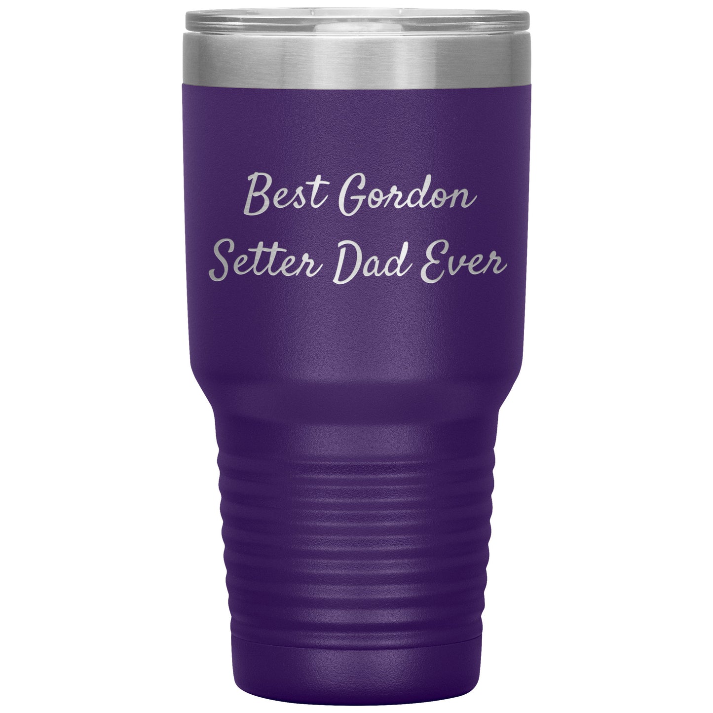Gordon Setter Dad Ever Tumbler, Funny Gift for Men, Christmas Unique Gifts from Gordon Setter Dog Lovers, 20oz or 30oz Vacuum-Insulated Tumbler - Mallard Moon Gift Shop