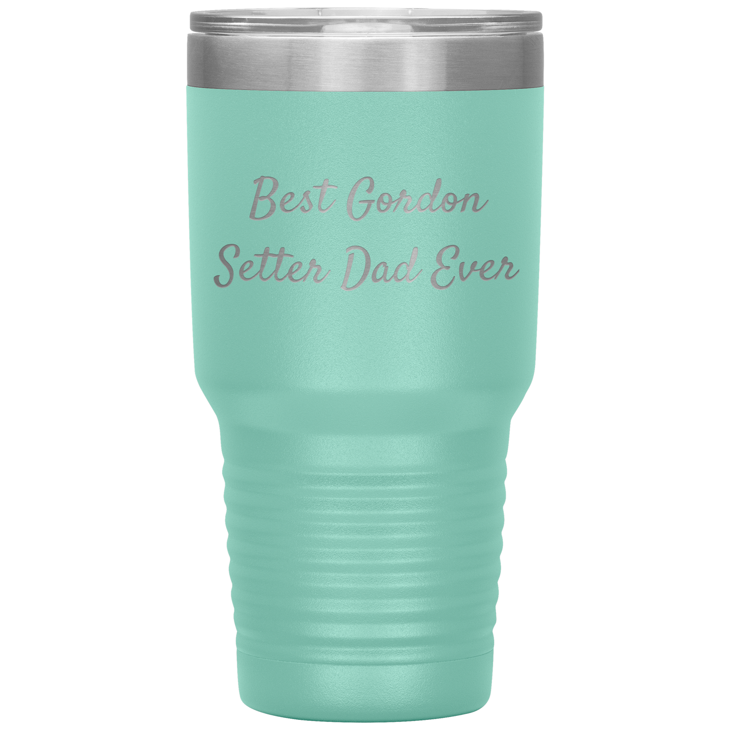 Gordon Setter Dad Ever Tumbler, Funny Gift for Men, Christmas Unique Gifts from Gordon Setter Dog Lovers, 20oz or 30oz Vacuum-Insulated Tumbler - Mallard Moon Gift Shop