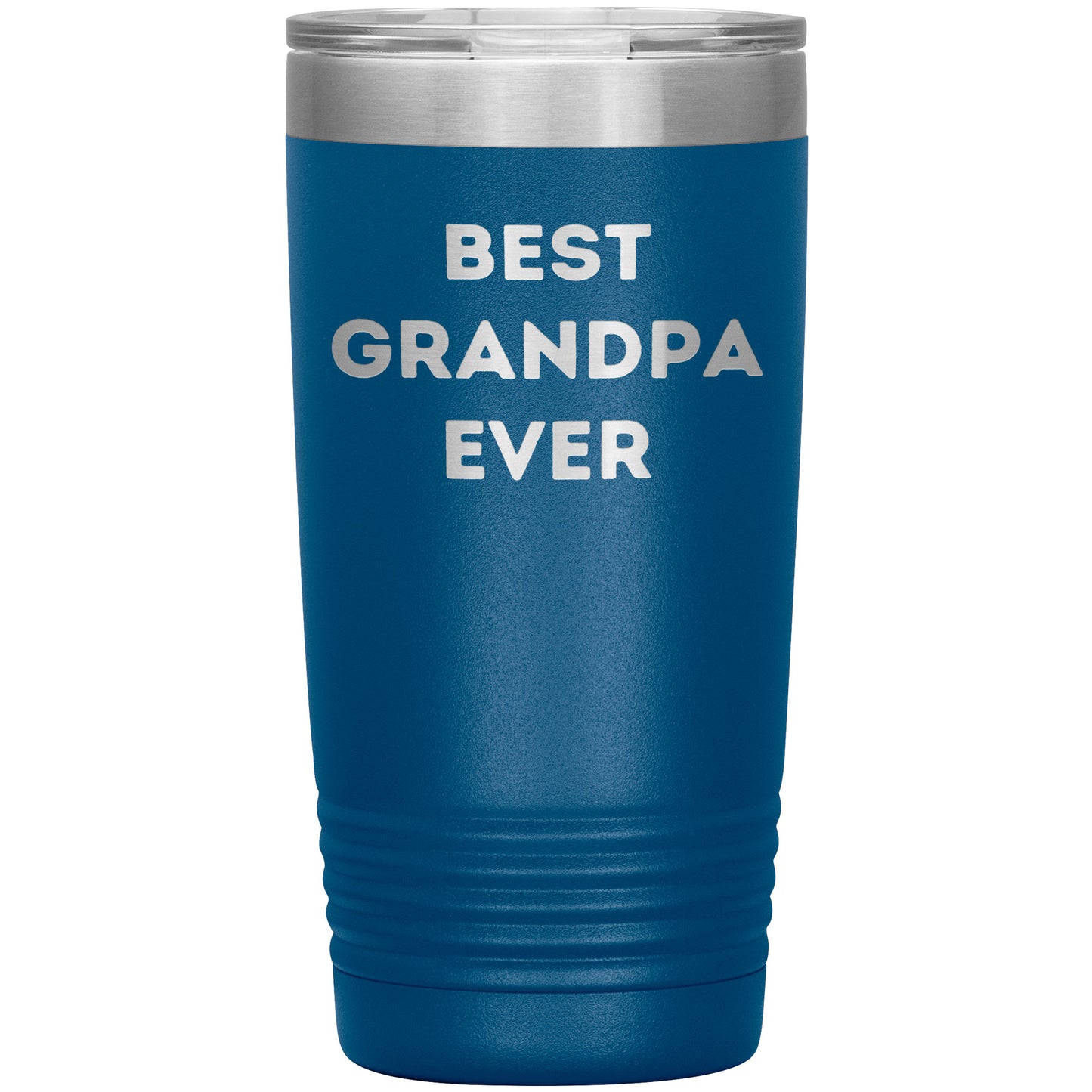 Grandpa Gifts from Best Grandpa Ever Funny Christmas Tumbler for Quote 'Best Grandpa Ever' on Stainless Steel Powder Coating - Mallard Moon Gift Shop