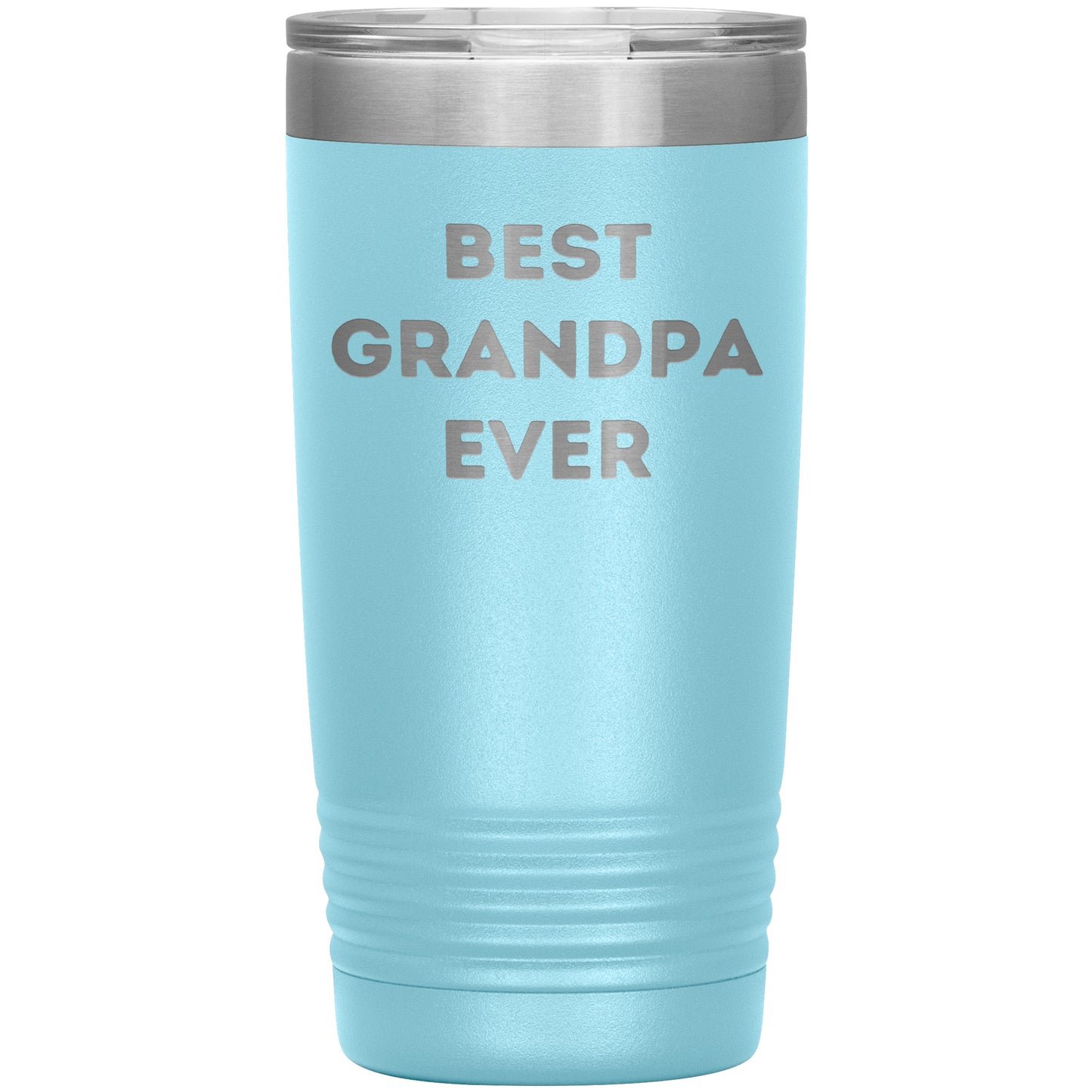 Grandpa Gifts from Best Grandpa Ever Funny Christmas Tumbler for Quote 'Best Grandpa Ever' on Stainless Steel Powder Coating - Mallard Moon Gift Shop