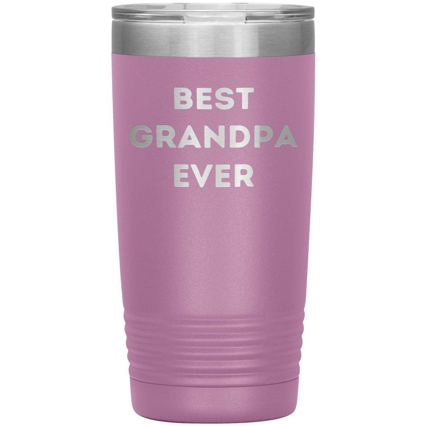 Grandpa Gifts from Best Grandpa Ever Funny Christmas Tumbler for Quote 'Best Grandpa Ever' on Stainless Steel Powder Coating - Mallard Moon Gift Shop