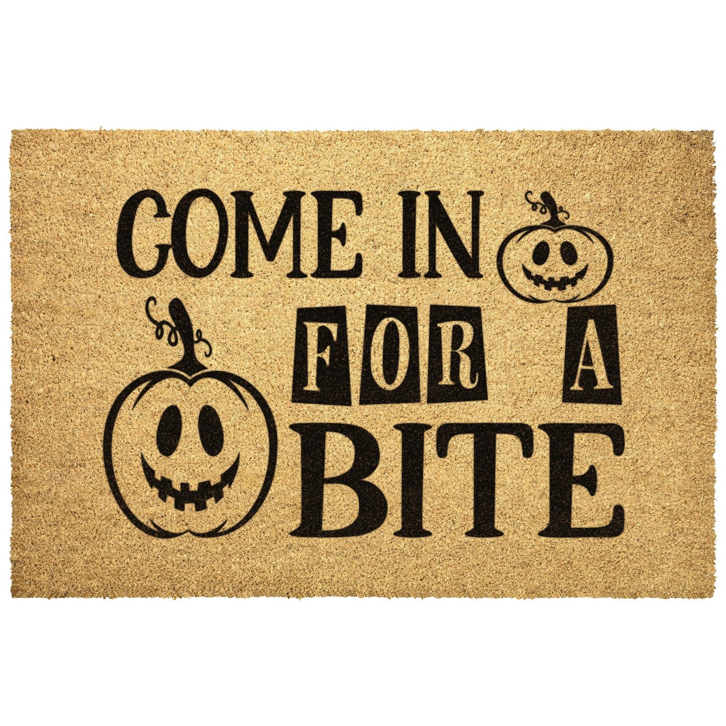 Halloween Outdoor Mat - Come in for a Bite Doormat - Mallard Moon Gift Shop