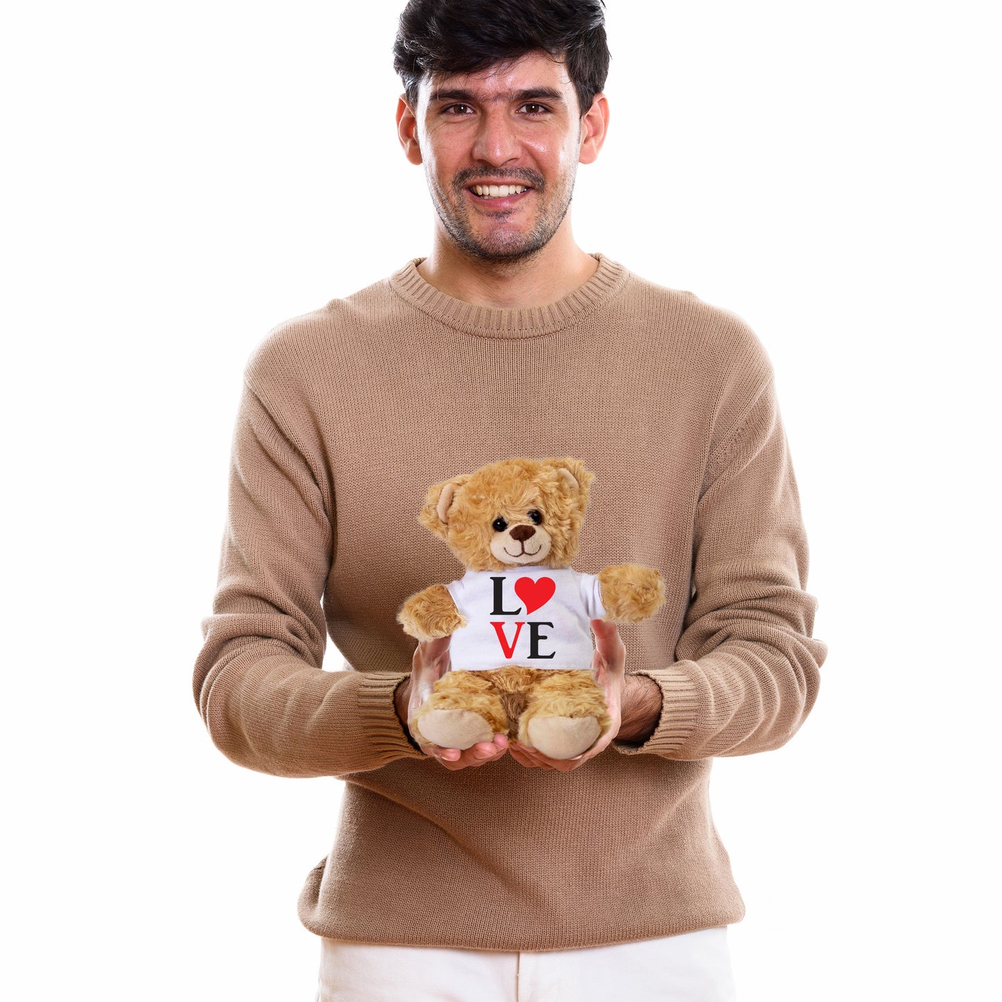 Spread Some Love - Adorable Plush Lamb, Panda, or Teddy Bear with Tee Shirt - Mallard Moon Gift Shop