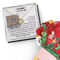 Apology Gift for Girlfriend, Wife, Soulmate - Sorry, The Best Thing - Love Knot Pendant Necklace - Mallard Moon Gift Shop