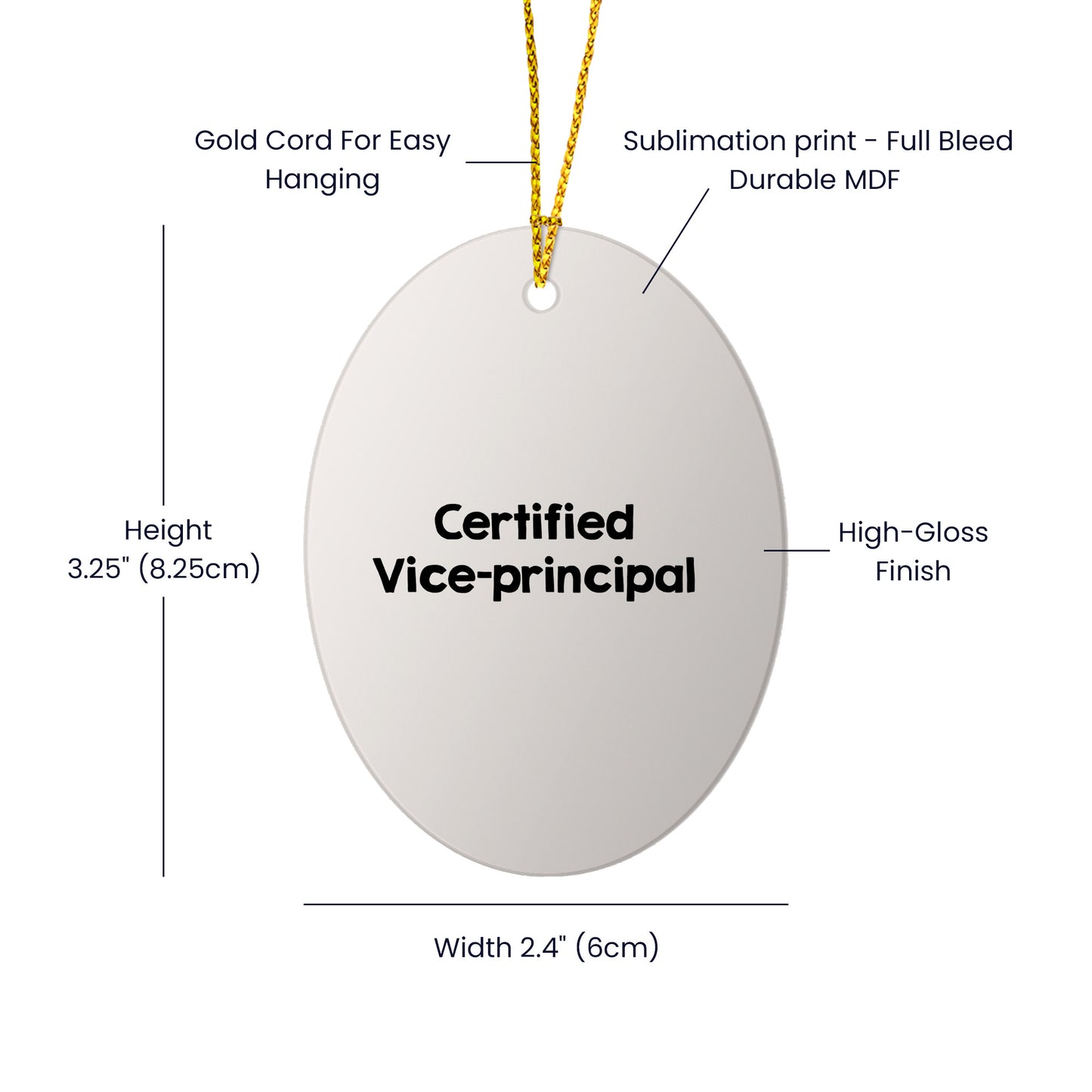 Funny Vice-principal Gifts from Men, Gifts for Vice-principal on Christmas Unique Gifts - Mallard Moon Gift Shop