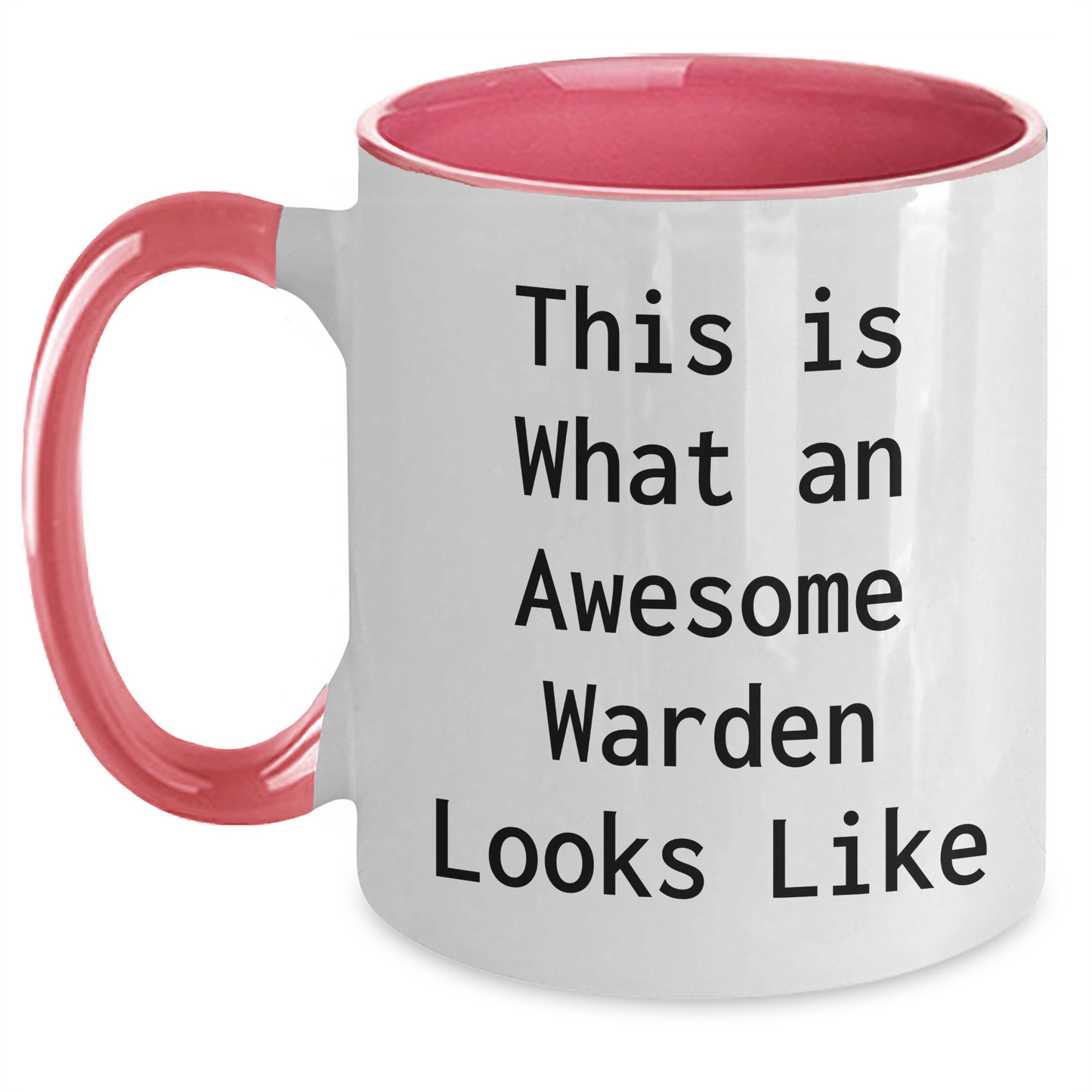 Funny Warden Gifts from Men - This Is What An Awesome Warden Looks Like Two Tone Coffee Mug for Father's Day Unique Gifts - Main