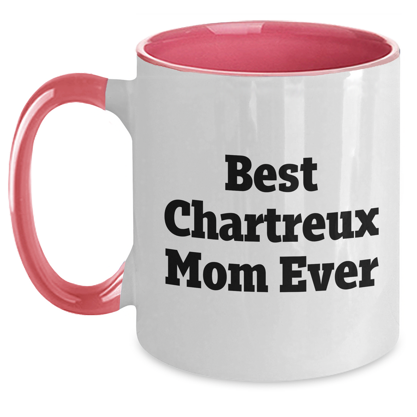 Funny Chartreux Cat Gifts for Men, Best Chartreux Mom Ever Two Tone Coffee Mug, Father's Day Unique Gifts from Mom, Gifts for Dad, Chartreux Cat Enthusiasts - Main