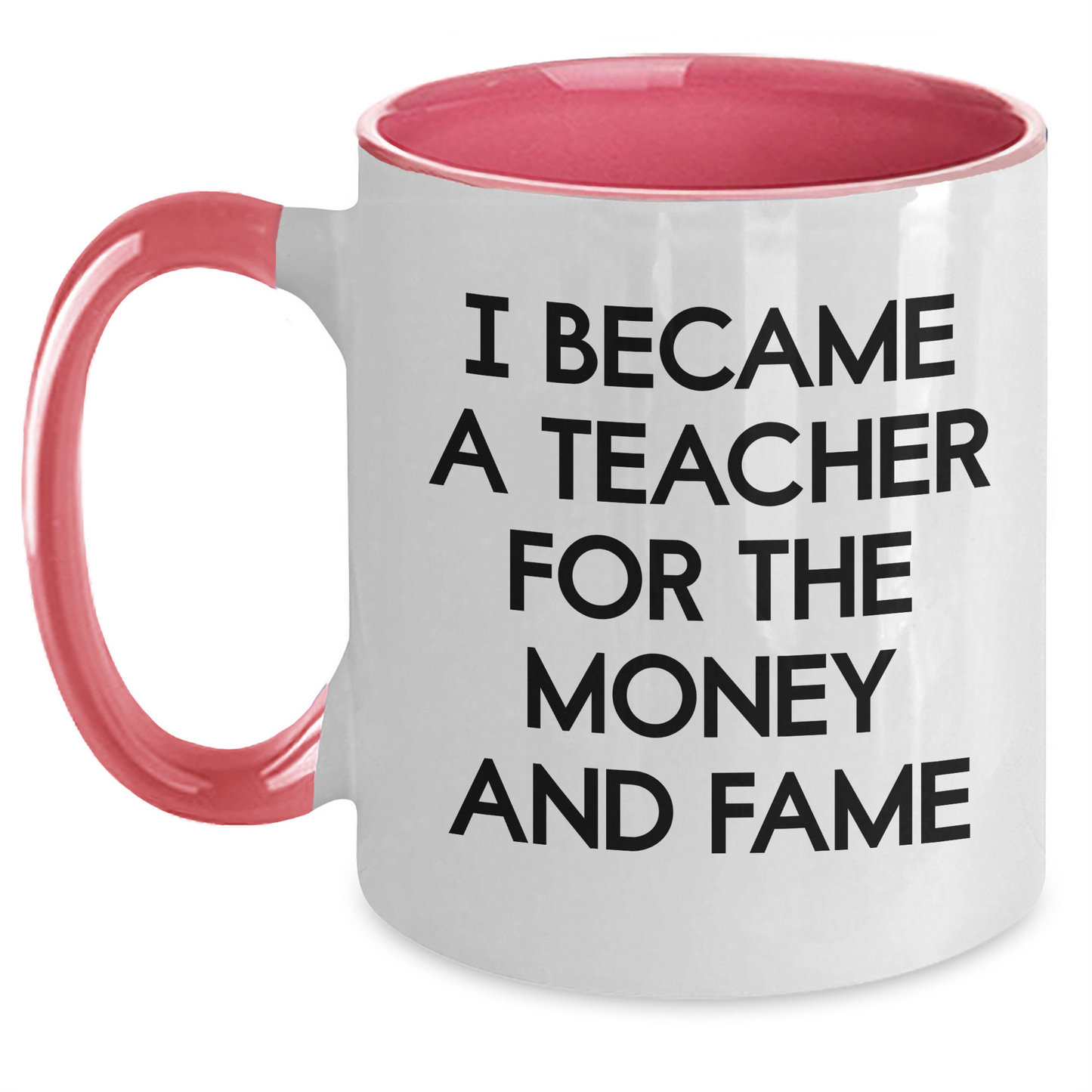 Funny Teacher Quotes Gifts from Friends for Teacher on Mother's Day Unique Two Tone Coffee Mug - Main