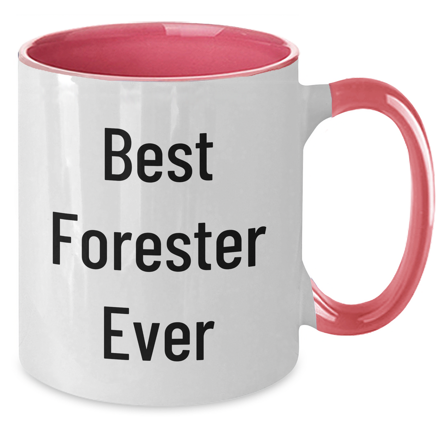 Funny Forester Gifts from Dad to Best Forester Ever - Two Tone Coffee Mug, Perfect for Father's Day - Additional