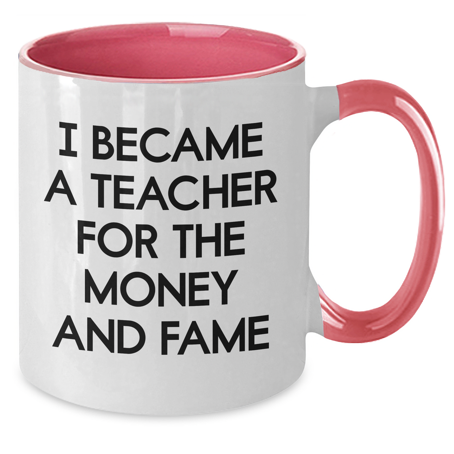 Funny Teacher Quotes Gifts from Friends for Teacher on Mother's Day Unique Two Tone Coffee Mug - Additional