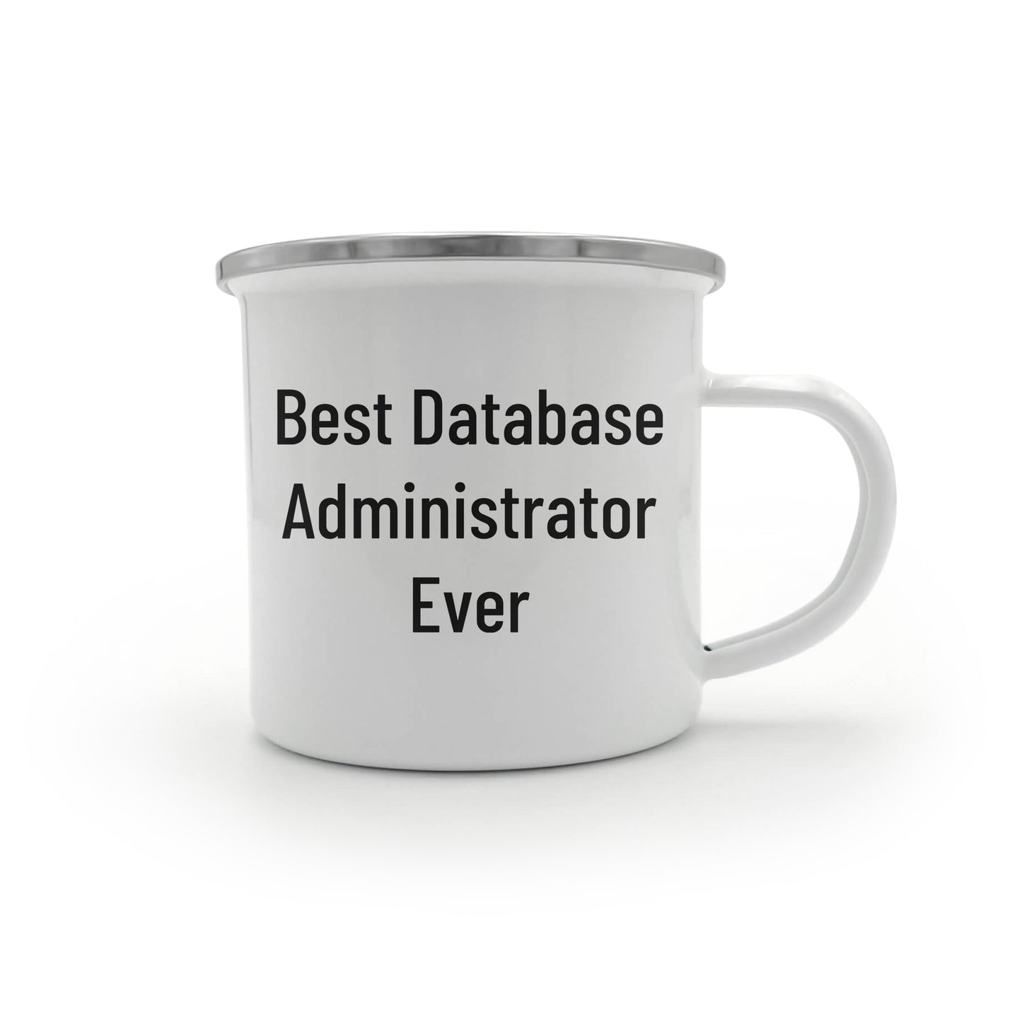 Funny Gifts from Friends to Best Database Administrator Ever, 'I'm Not a Morning Person', Camping Mug for Graduation Unique Gifts - Mallard Moon Gift Shop
