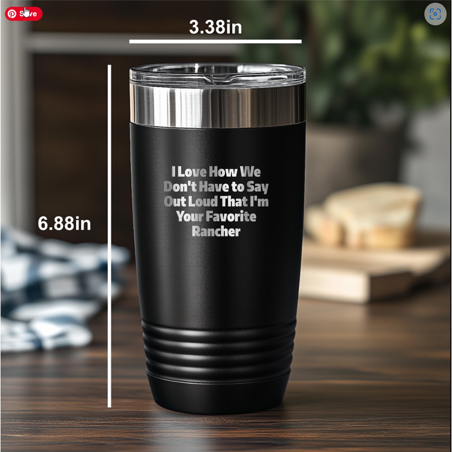 Rancher Gifts Funny Quote Tumbler for Favorite Rancher - Gifts from Men to Rancher, Unique Graduation Gifts for Him - Mallard Moon Gift Shop