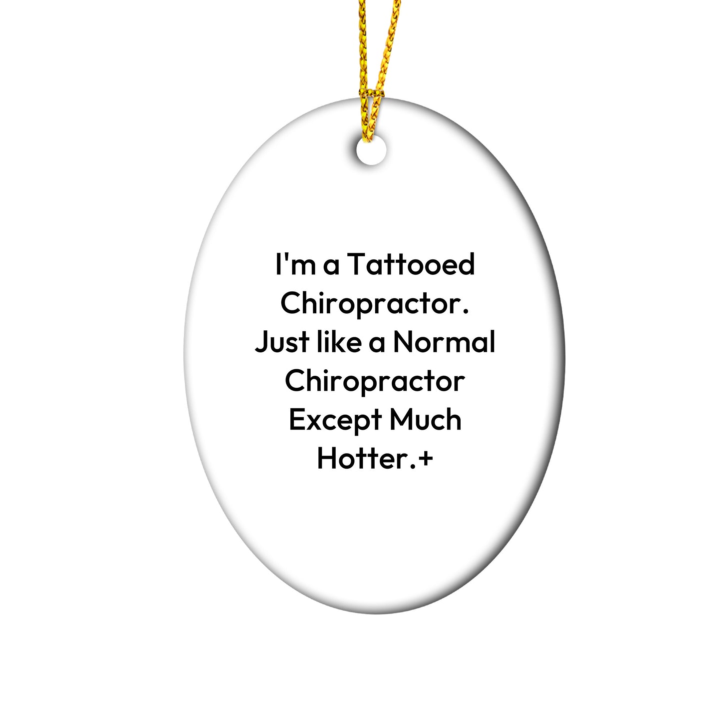 Gifts from Friends and Family, 'Amazing F--king Real Estate Agent' Oval Ornament for Christmas