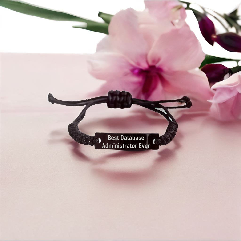 Best Database Administrator Ever Gifts from Friends to Men, Unique Graduation Rope Braces for Database Admin Professionals, Inspirational Quote Print