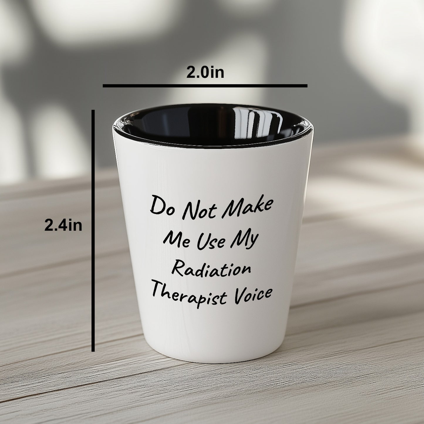 Radiation Therapist Gifts, Do Not Make Me Use My Radiation Therapist Voice, Birthday, Christmas, Coworker Gifts - Mallard Moon Gift Shop