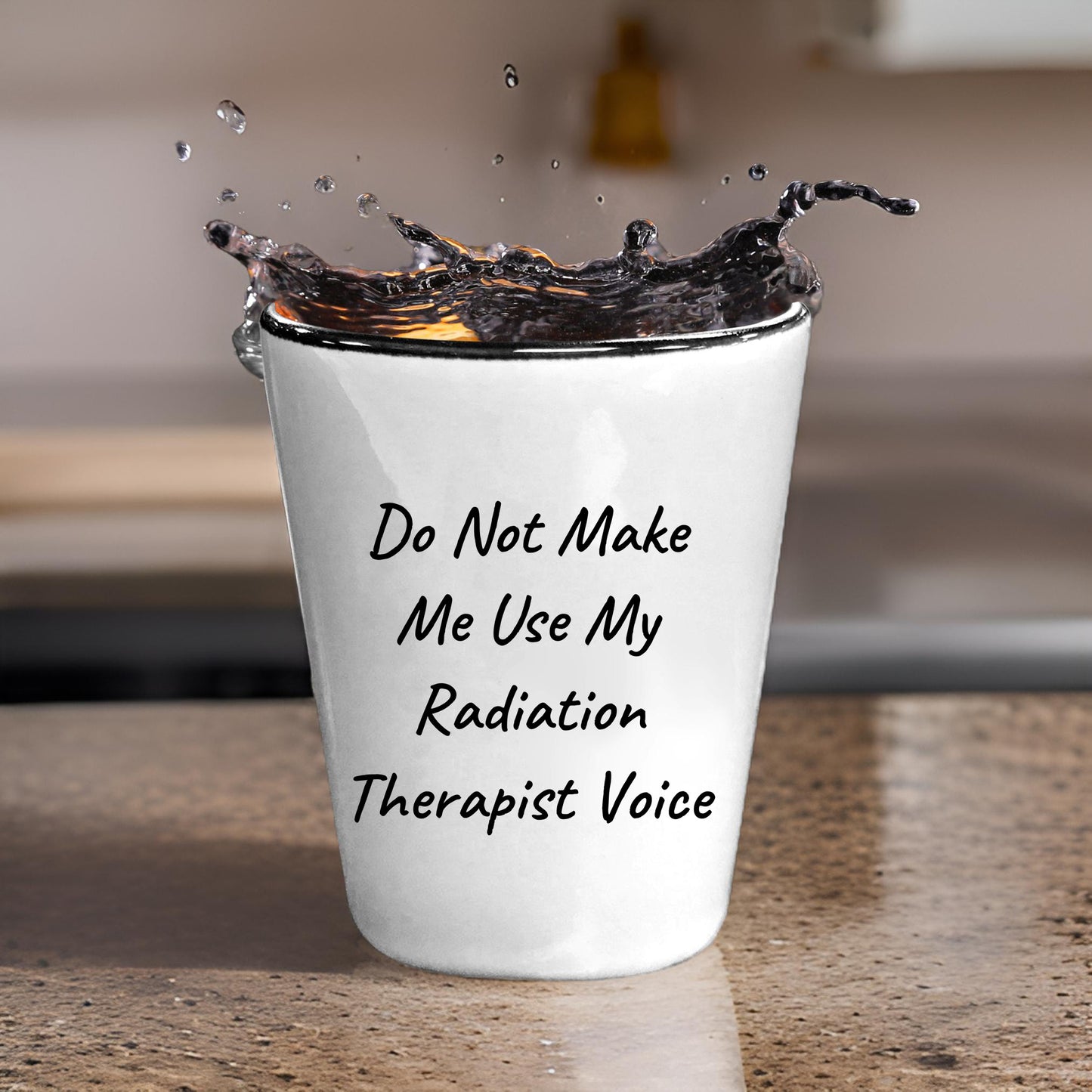 Radiation Therapist Gifts, Do Not Make Me Use My Radiation Therapist Voice, Birthday, Christmas, Coworker Gifts - Mallard Moon Gift Shop
