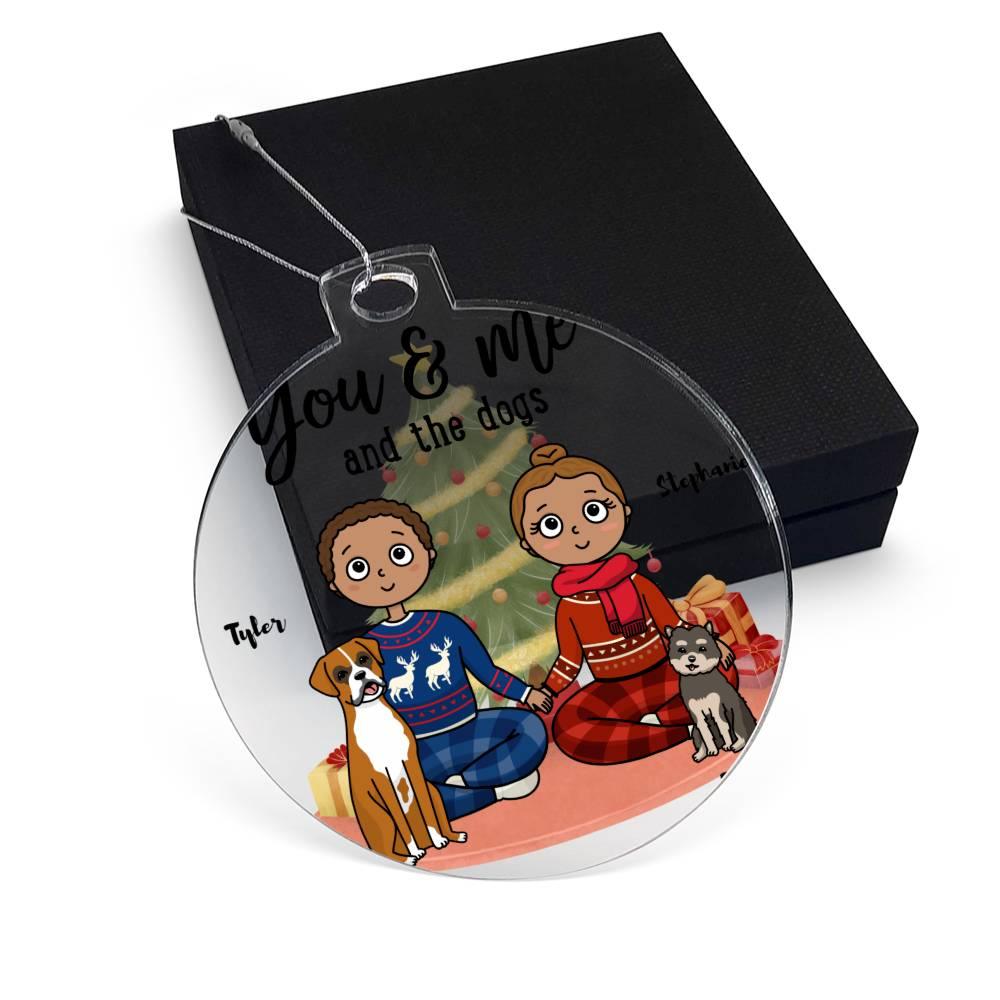 Pet Portrait Personalized Acrylic Keepsake Ornament