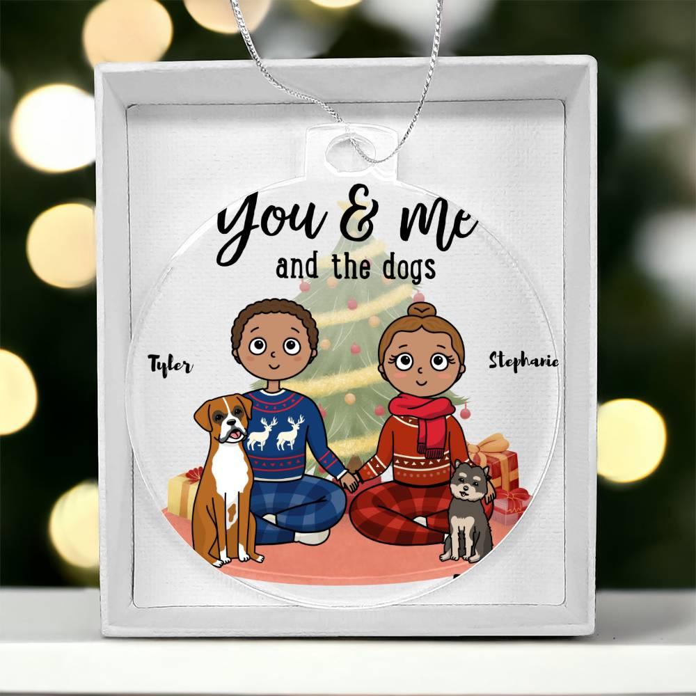 Pet Portrait Personalized Acrylic Keepsake Ornament