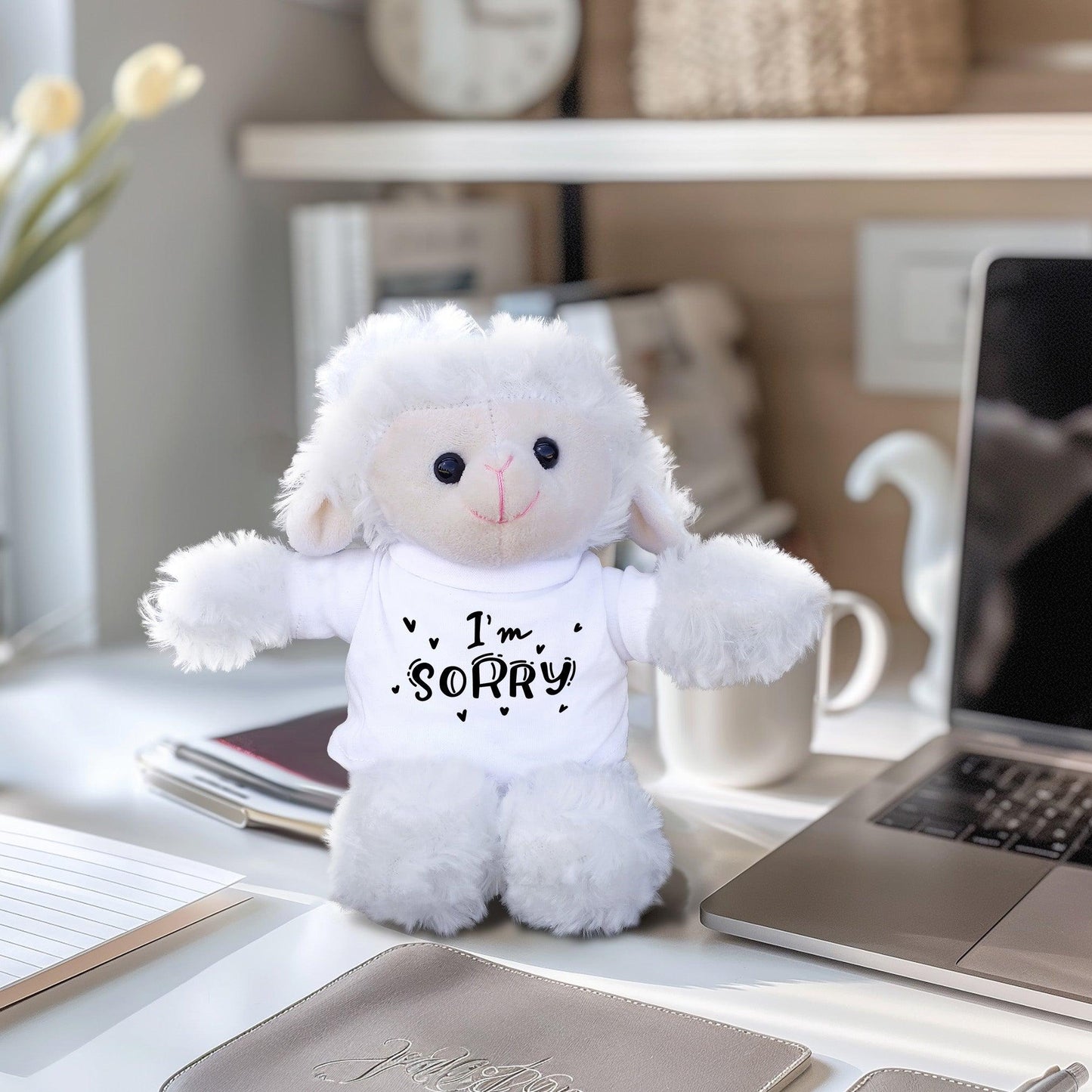 Apology Gift - I am Sorry - Plush Panda Bear with Tee Shirt - Mallard Moon Gift Shop