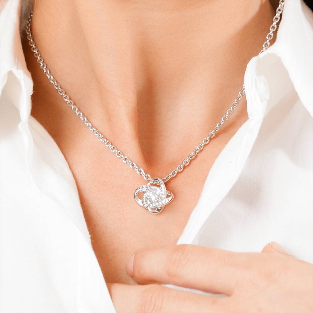 To My Soulmate - Love Knot Necklace – A Symbol of Eternal Unity and Devotion - Mallard Moon Gift Shop