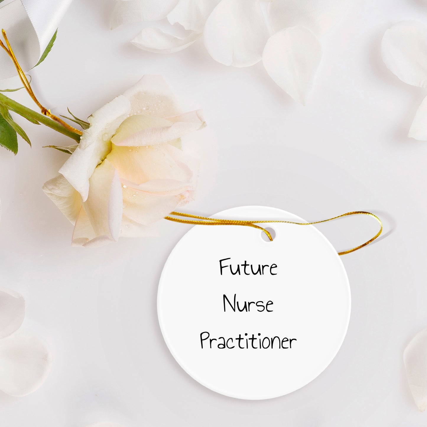 Funny Nurse Practitioner Christmas Ornaments - Future Nurse Practitioner