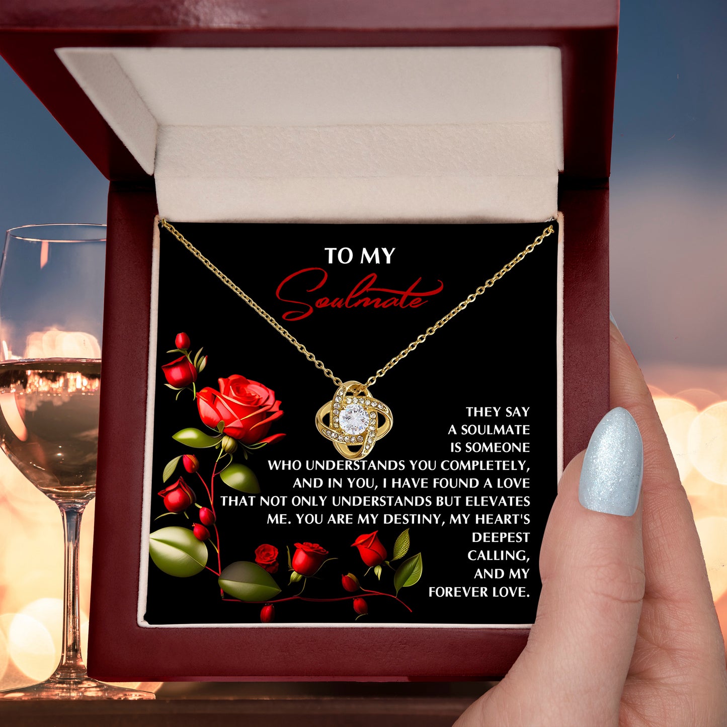 Soulmate Love Knot Necklace – A Timeless Gift for Your Forever Love - Mallard Moon Gift Shop