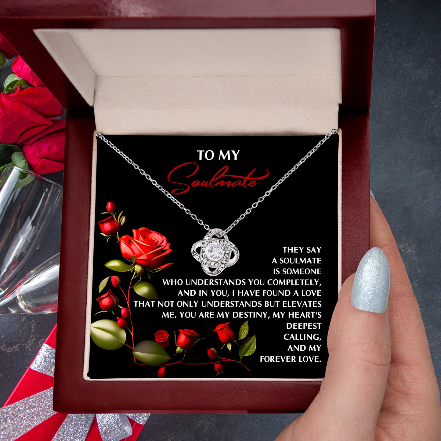 Soulmate Love Knot Necklace – A Timeless Gift for Your Forever Love - Mallard Moon Gift Shop