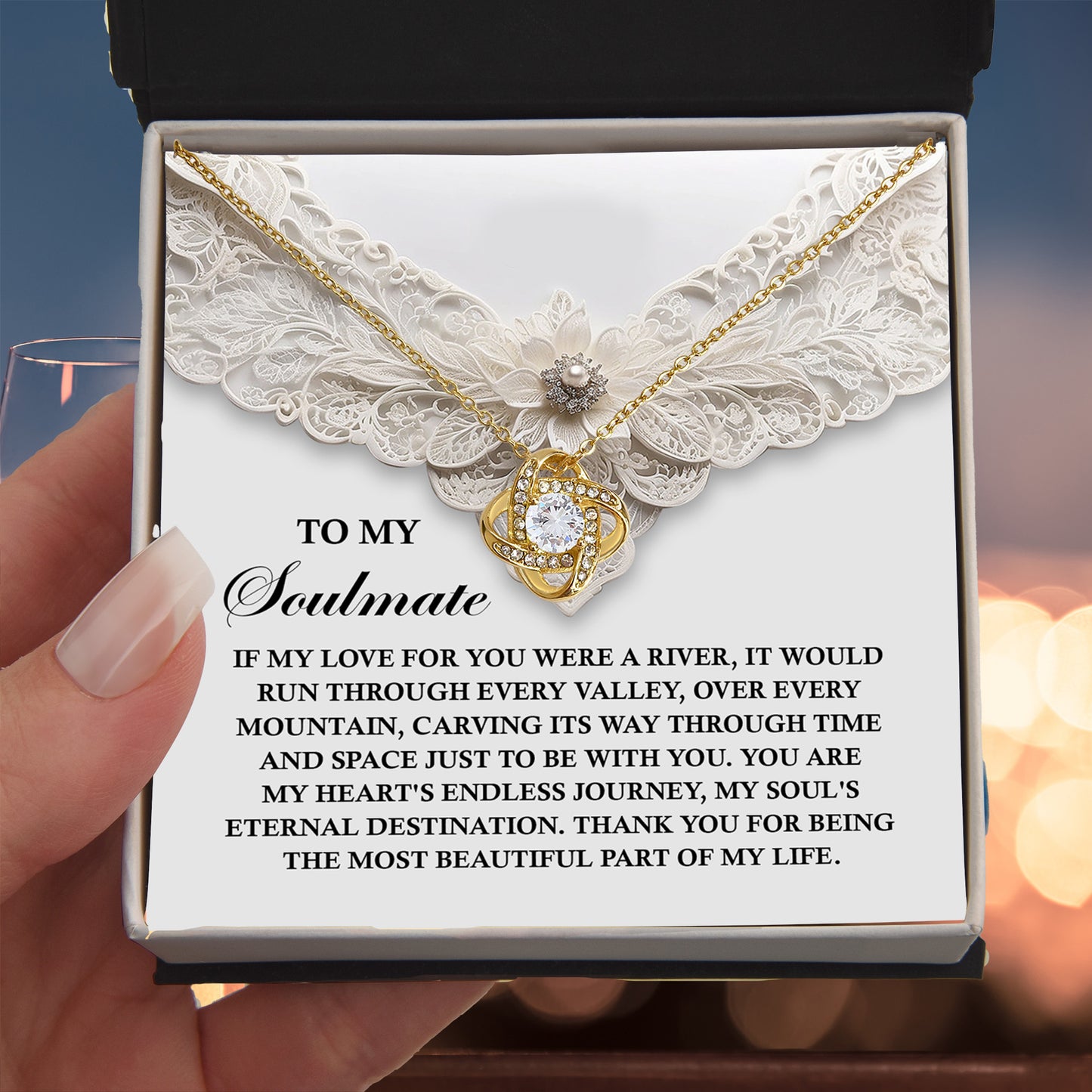 Romantic Love Knot Necklace – Celebrate Your Endless Journey Together