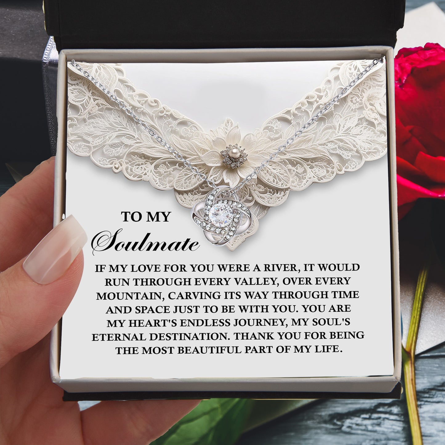 Romantic Love Knot Necklace – Celebrate Your Endless Journey Together