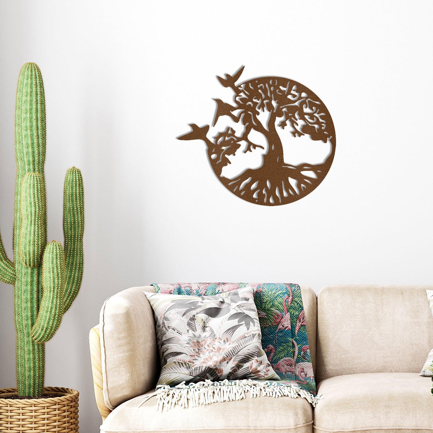 Take Flight Tree Indoor Outdoor Steel Sign - Mallard Moon Gift Shop