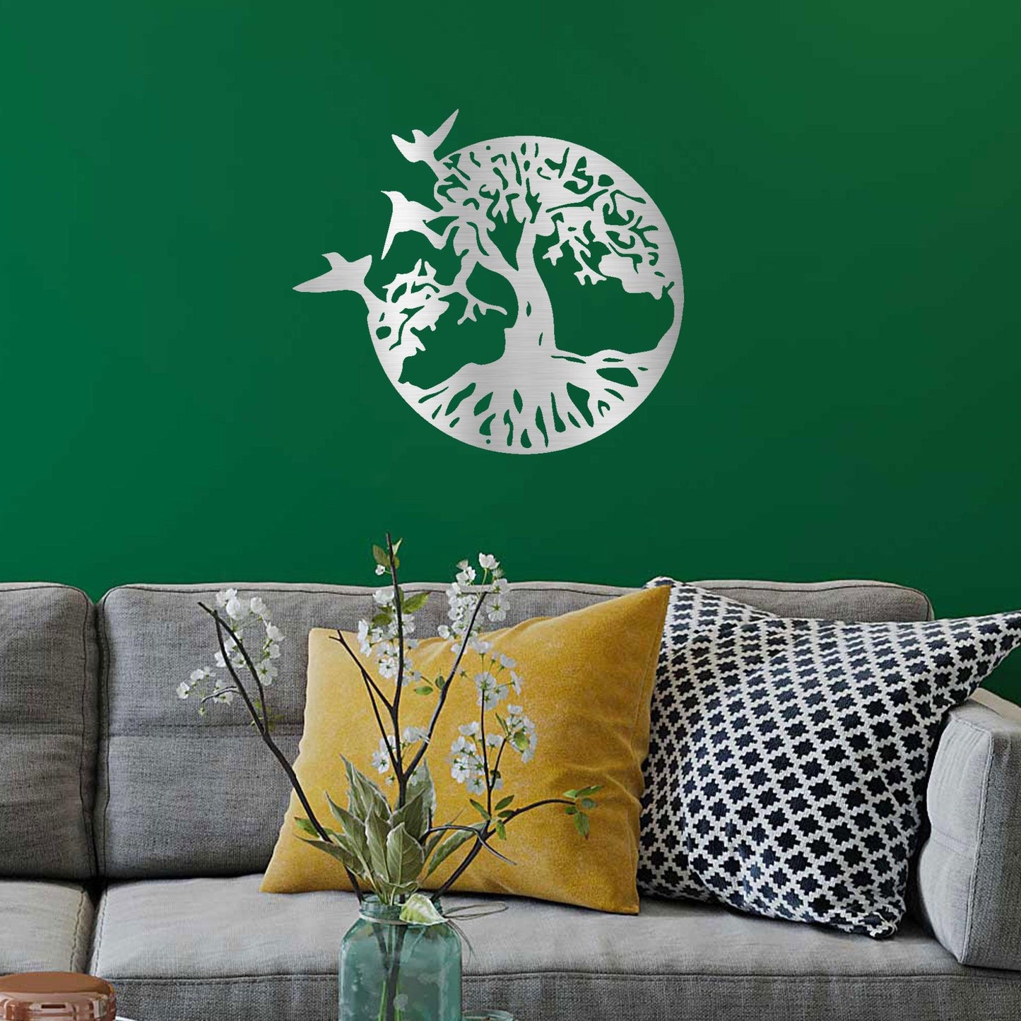 Take Flight Tree Indoor Outdoor Steel Sign - Mallard Moon Gift Shop