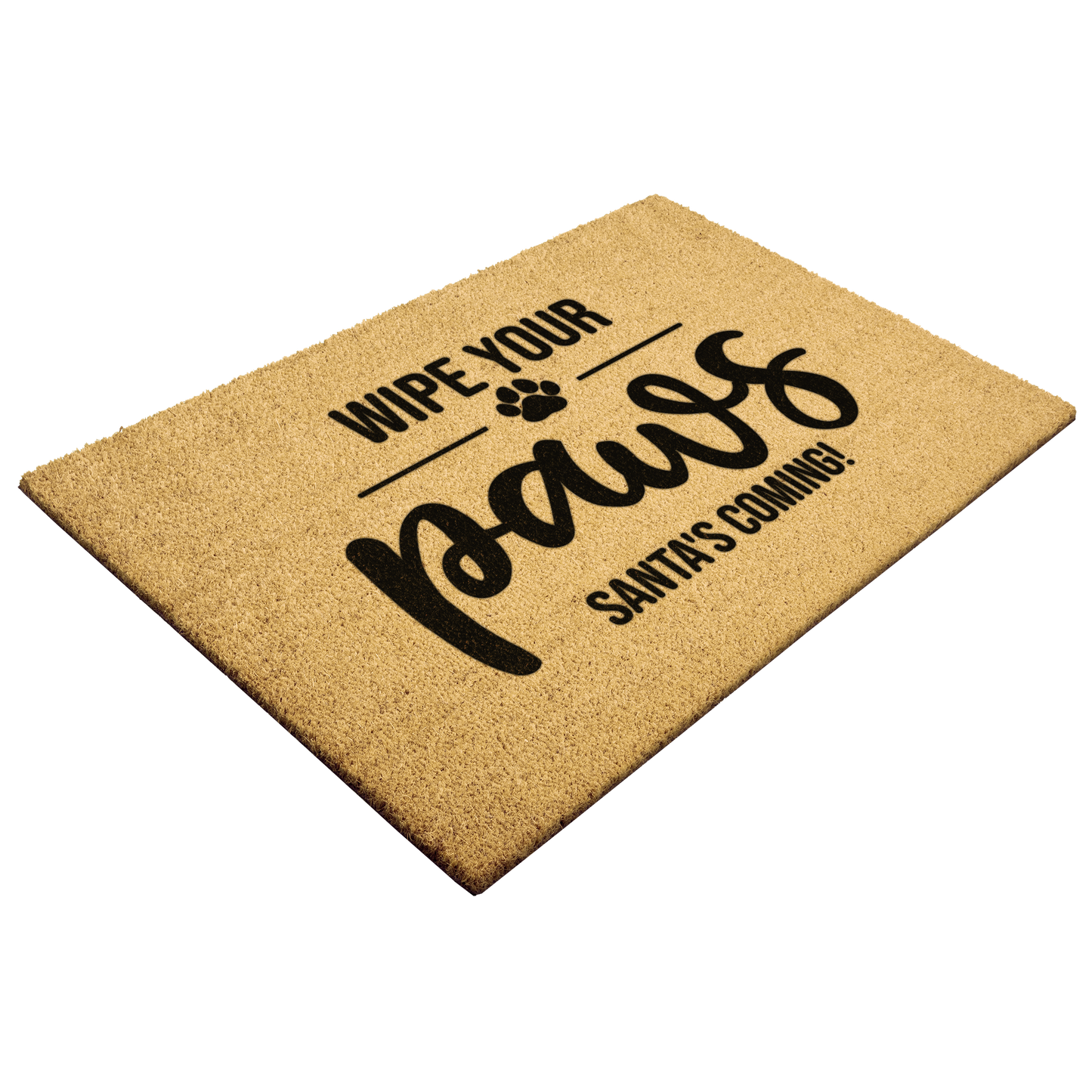 Wipe_Your_Paws__Santas_Coming_Chr_Outdoor_Mat_Angle_Mockup.png