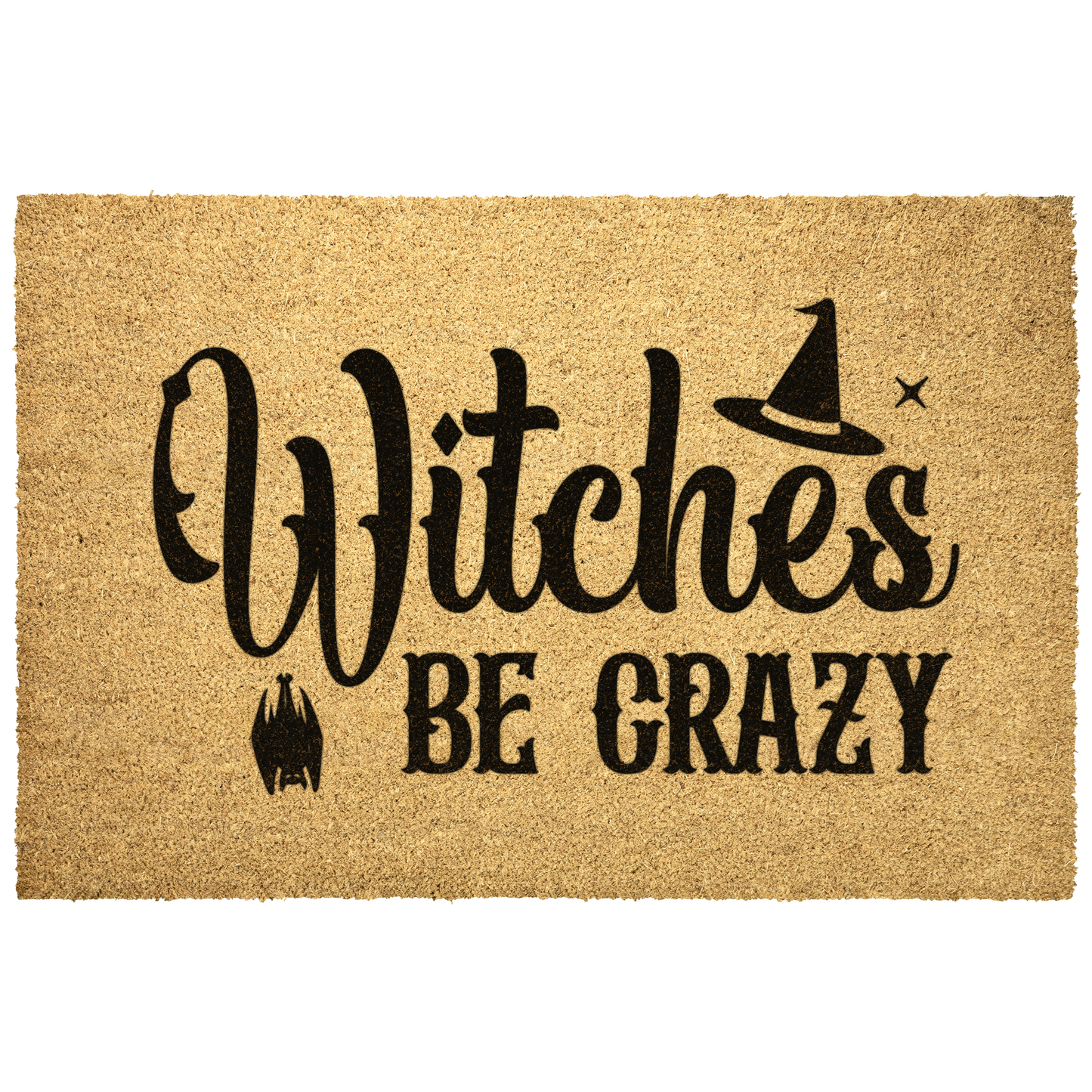 Witches_Be_Crazy_Coir_Doormat__Funny__Outdoor_Mat_Main_Mockup.png