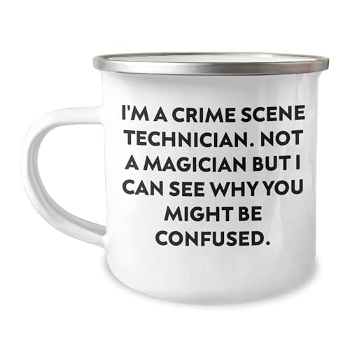 Crime Scene Technician Camping Mug - Gifts from Family - Christmas Unique Gifts for Crime Scene Technician - Mallard Moon Gift Shop