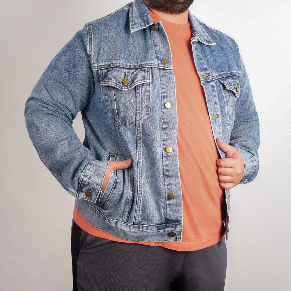 All American Dad - Papa - Grandpa - Personalized Men's Denim Jacket - Mallard Moon Gift Shop