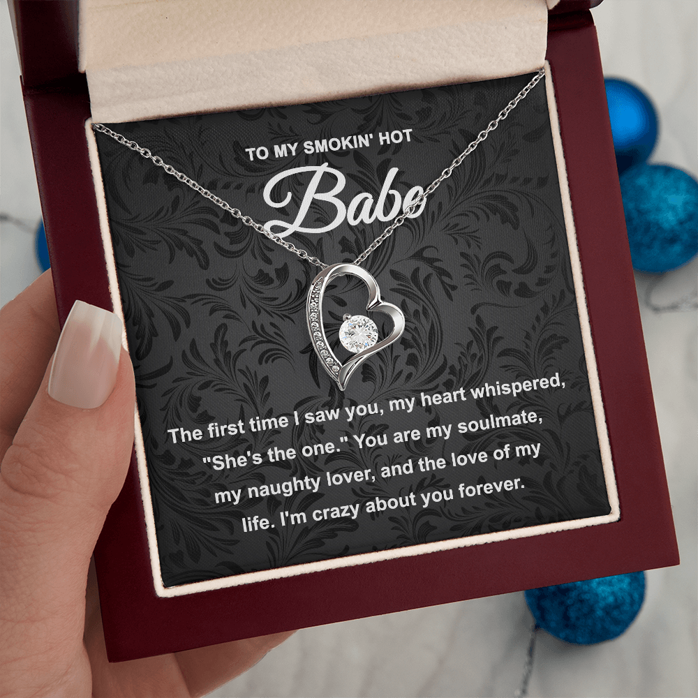 Soulmate Gift - My Naughty Lover and Love of My Life - Forever Love Pendant Necklace - Mallard Moon Gift Shop