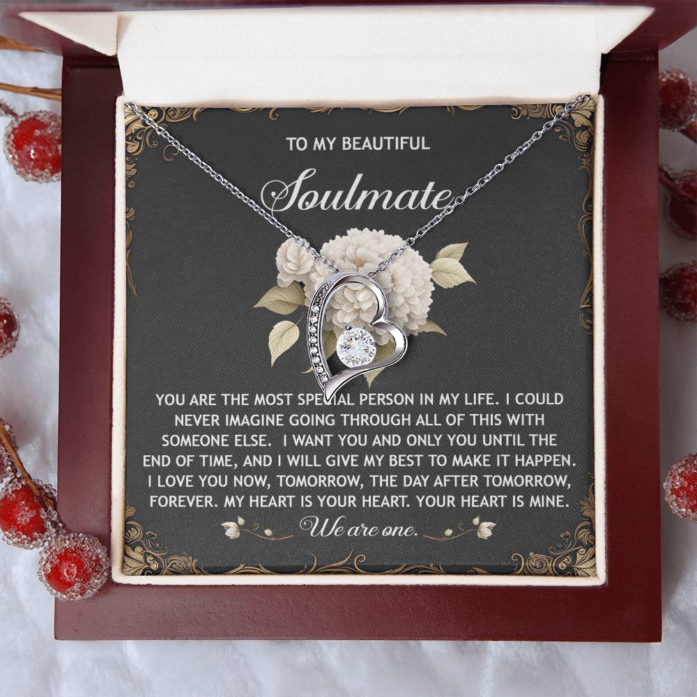 Romantic Necklace for Her - My Heart is Your Heart - Forever Love Necklace - Mallard Moon Gift Shop