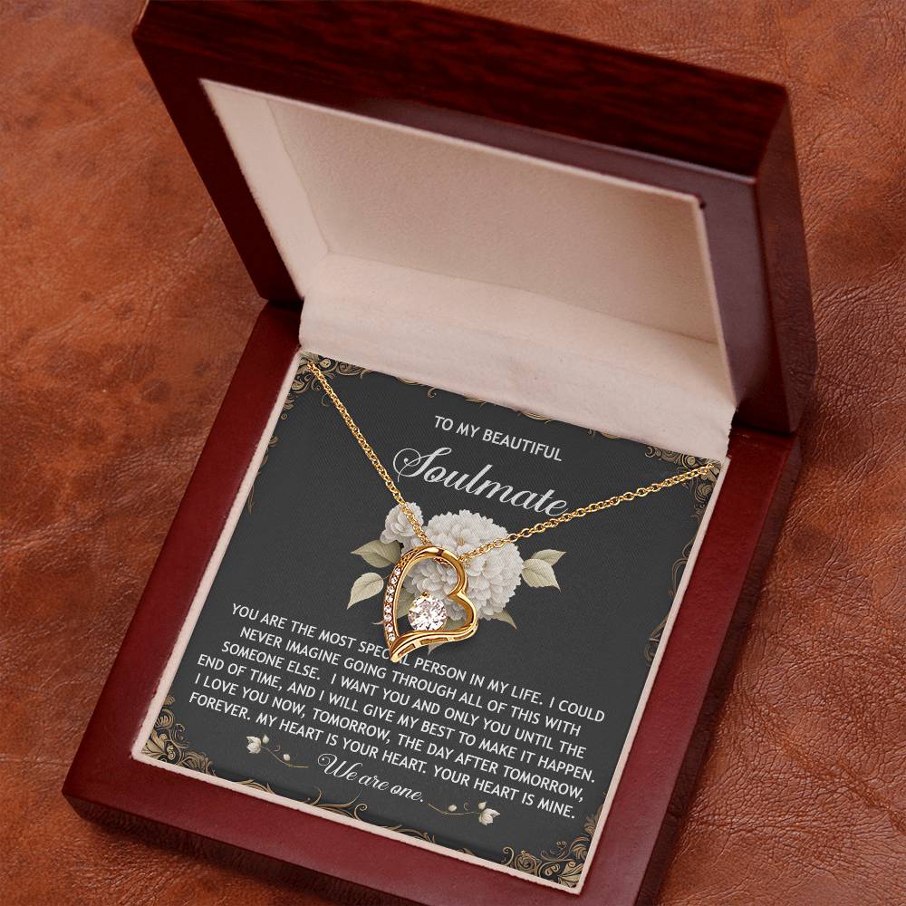 Romantic Necklace for Her - My Heart is Your Heart - Forever Love Necklace - Mallard Moon Gift Shop