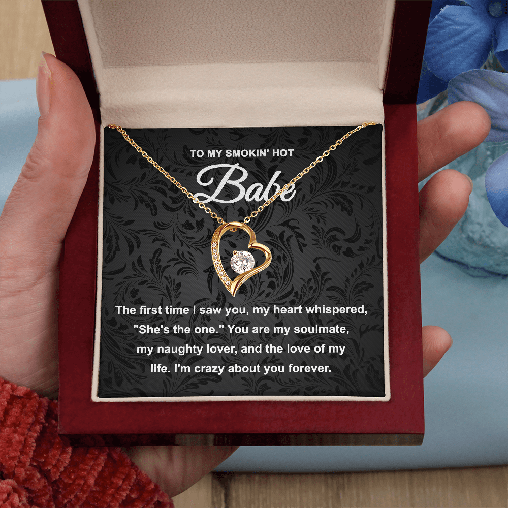 Soulmate Gift - My Naughty Lover and Love of My Life - Forever Love Pendant Necklace - Mallard Moon Gift Shop