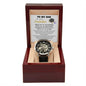 Graduation Gift for Son Personalized Openwork Watch I Will Always Love and Believe in You - Mallard Moon Gift Shop