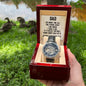 Father's Day Gift for Dad Open Works Watch Funny Message Card - Mallard Moon Gift Shop